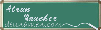 Alrun Maucher Visitenkarte